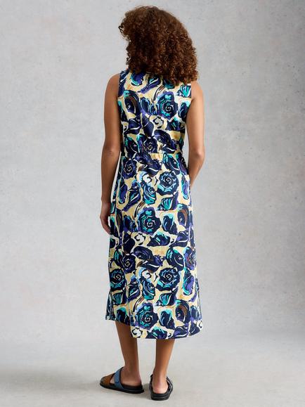 White Stuff Heidi Dress, Navy - view 2, Navy