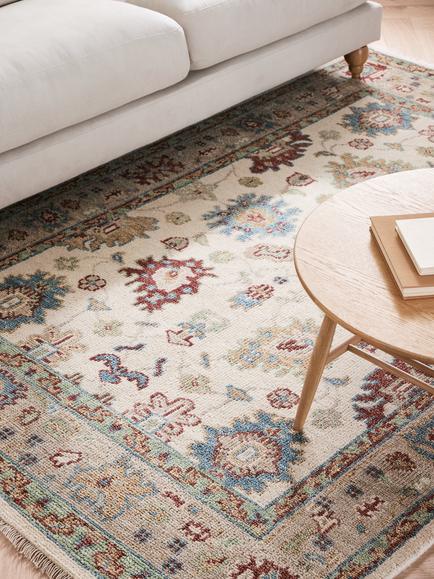 John Lewis Prisha Hand Knotted Wool Blend Rug, Multi - view 2, Multi