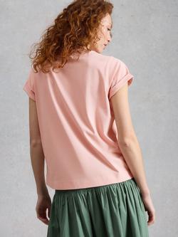 White Stuff Gina Patch Pocket T-Shirt, Pink - view 2, Pink