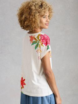 White Stuff Nelly T-Shirt, White - view 2, White