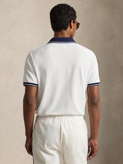 Polo Ralph Lauren X Wimbledon 2026 Regular Fit Short Sleeve Polo Shirt, Ceramic White - view 2, Ceramic White