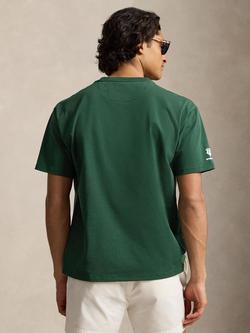 Polo Ralph Lauren X Wimbledon 2026 Cotton Regular Fit T-Shirt, Moss Agate - view 2, Moss Agate