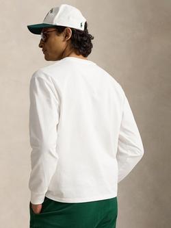Ralph Lauren Wimbledon Knitted T-Shirt, White - view 2, White