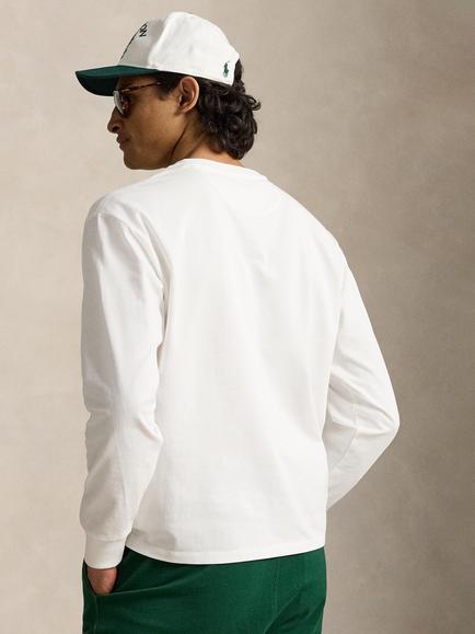 Ralph Lauren Wimbledon Knitted T-Shirt, White - view 2, White