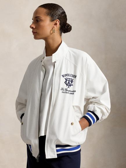 Polo Ralph Lauren Wimbledon 2026 Cotton Jacket, Deckwash White, Deckwash White