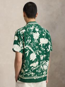 Polo Ralph Lauren Wimbledon 2026 Short Sleeve Linen Silk Blend Shirt, Championship Floral - view 2, Championship Floral