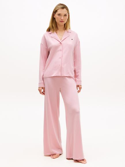 Tommy Hilfiger Essential Pyjama Shirt, Light Pink - view 2, Light Pink