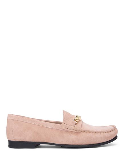 Tommy Hilfiger Suede Chain Penny Loafers, Pink, Pink