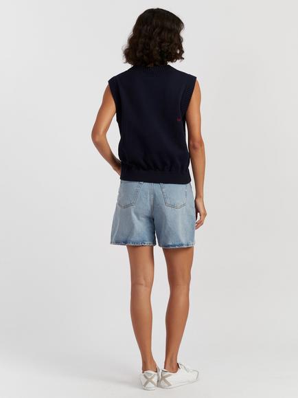 Chinti & Parker Snoopy Cherry Tank Top - view 2, Navy/Multi
