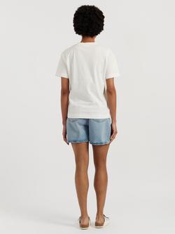 Chinti & Parker Snoopy Cherry T-Shirt, Cream - view 2, Cream