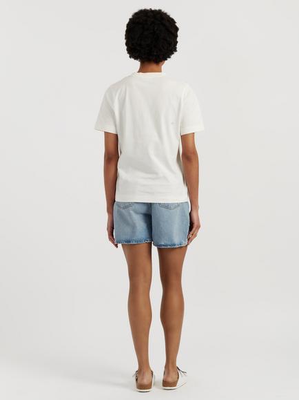 Chinti & Parker Snoopy Cherry T-Shirt, Cream - view 2, Cream