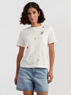 Chinti & Parker Snoopy Fruit T-Shirt, Cream