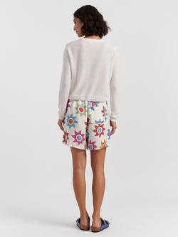 Chinti & Parker Air V-Neck Pure Cashmere Cardigan - view 2, Cream