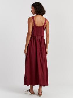 Chinti & Parker Broderie Linen Blend Summer Dress - view 2, Sienna