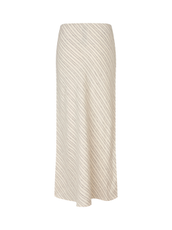 Samsoe & Samsoe Agneta Linen Maxi Skirt, Cream - view 2, Cream
