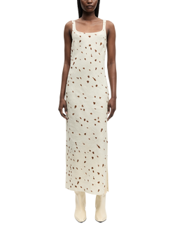 Samsøe Samsøe Sunny Linen Maxi Dress, Stray Dot, Stray Dott