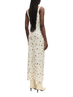 Samsøe Samsøe Sunny Linen Maxi Dress, Stray Dot - view 2, Stray Dott