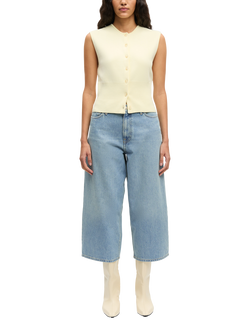 Samsøe Samsøe Harper Denim Culottes, Light Blue, Light Blue