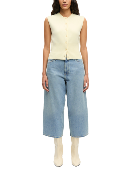 Samsøe Samsøe Harper Denim Culottes, Light Blue, Light Blue