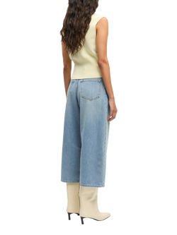 Samsøe Samsøe Harper Denim Culottes, Light Blue - view 2, Light Blue