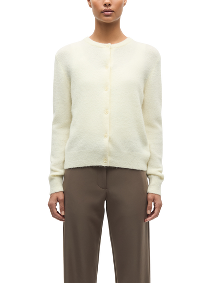 Samsøe Samsøe Nor Cardigan, Cream, Cream
