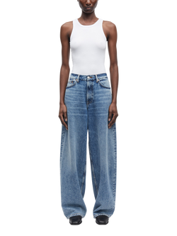 Samsoe & Samsoe Harper Cotton Denim Jeans, Blue, Blue