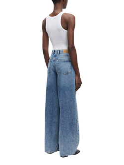 Samsoe & Samsoe Harper Cotton Denim Jeans, Blue - view 2, Blue