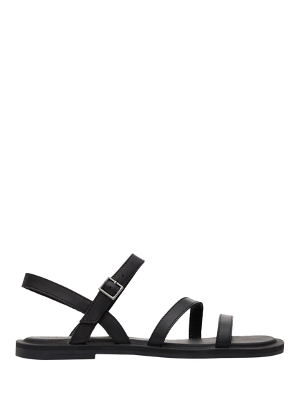 TOMs Kira Strappy Sandals, Black