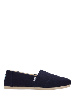 TOMS Alpargata Classic Espadrille Shoes, Navy, Navy