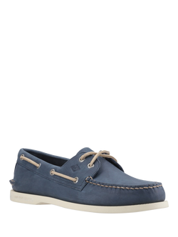 Sperry Authentic 2 Eye Boat Shoes - view 2, Navy