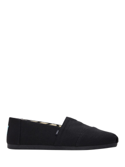TOMS Alpargata Canvas Espadrilles, Black, Black