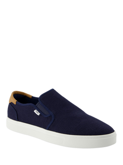 TOMS Baja 2.0 Slip On Trainers, Navy - view 2, Navy