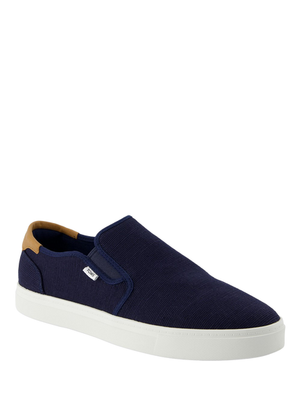 TOMS Baja 2.0 Slip On Trainers, Navy - view 2, Navy