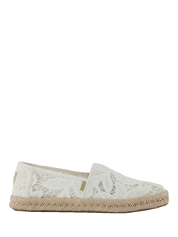 TOMS Alpargata Rope 2.0 Platform Espadrilles, White