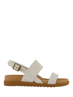 TOMS Marin Strappy Slingback Sandals, Natural, Natural
