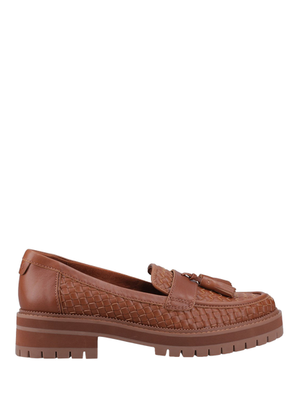 TOMS Cara Woven Loafers, Amber Brown