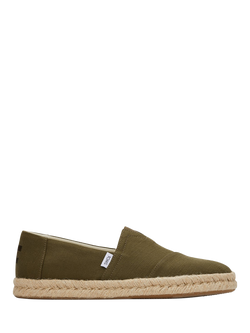 TOMS Alpargata Rope 2.0 Platform Espadrilles, Olive, Olive
