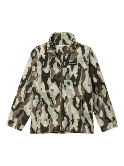 Columbia Kids' Zing III Fleece Zip Jacket, Stone Green, Stone Green