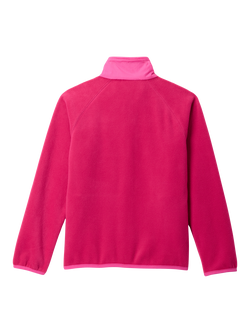 Columbia Kids' Fast Trek Fleece Zip-Up Jacket, Guava Pink - view 2, Guava Pink