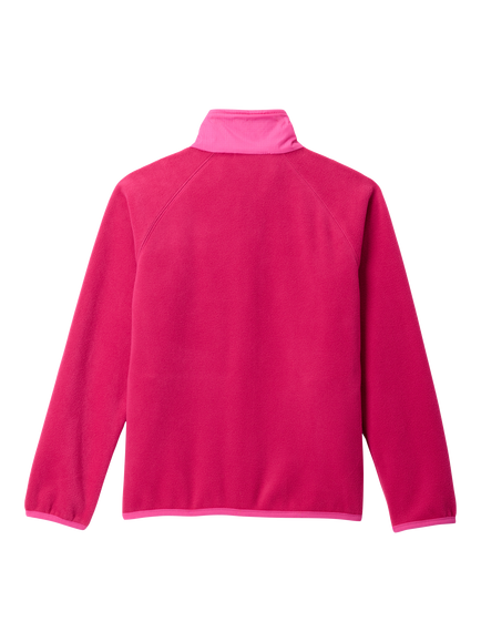 Columbia Kids' Fast Trek Fleece Zip-Up Jacket, Guava Pink - view 2, Guava Pink