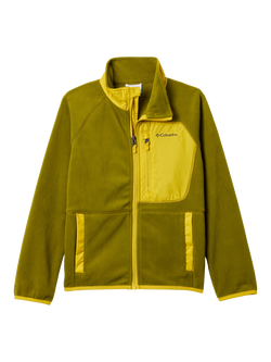 Columbia Kids' Fast Trek Fleece Zip-Up Jacket, Mossy Green, Mossy Green