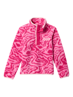 Columbia Kids' Helvetia Abstract Fleece, Guava Pink, Guava Pink