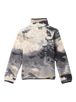 Columbia Kids' Helvetia Abstract Fleece, Shark/Grey - view 2, Shark/Grey