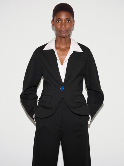 Jigsaw Ponte Sculpted Blazer, Black, Black