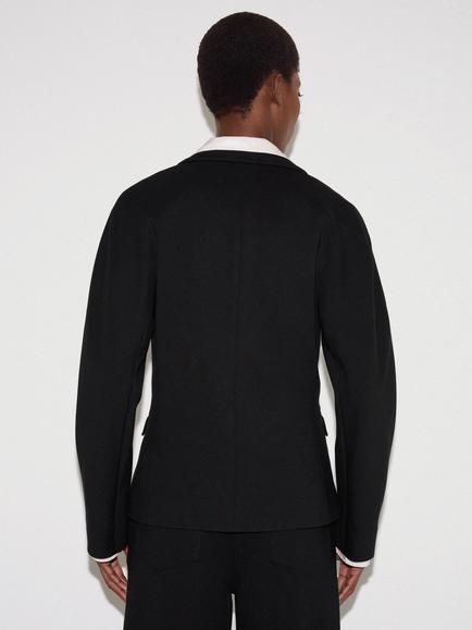 Jigsaw Ponte Sculpted Blazer, Black - view 2, Black