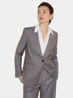 Jigsaw Knox Wool Blend Tailored Blazer, Blue, Blue