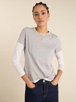 Baukjen Addie Mock Sleeve Top, Grey, Grey