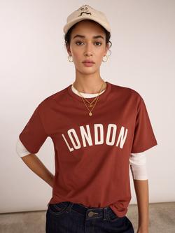 Baukjen Kit London Graphic T-Shirt, Terracotta, Terracotta