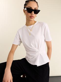 Baukjen Lois Draped Top, White, White