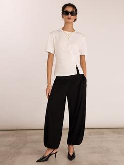 Baukjen Lois Draped Top, White - view 2, White